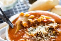 Skillet Lasagna Soup