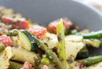 Asparagus Ravioli Pasta Salad Enjoyed Warm Or Cold
