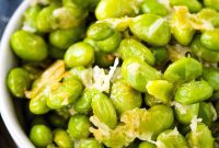 Golden Parmesan Edamame Bites