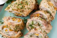 Apricot Bacon Chicken Thigh Pockets