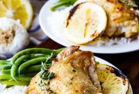 Zesty Skillet Garlic Lemon Chicken with White Wine Sauce