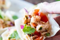 Crispy Thai Tuna Wonton Bites