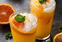 Sun-Kissed Mango Orange Mocktail