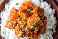Sticky Sweet and Sour Baked Chicken