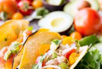 Sweet and Tangy Slow Cooker Chicken Tacos