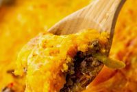 Hearty Sweet Potato Shepherd’s Pie with Turkey or Beef