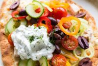 Mediterranean Chicken Flatbread