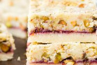 Pistachio Raspberry Shortbread Delights