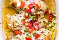 Mediterranean Lemon-Herb Chicken Bake