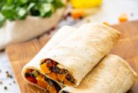 Southwest Sweet Potato Black Bean Burritos