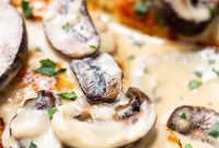 Creamy Chicken Marsala over Fluffy Cauliflower Rice