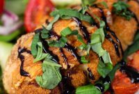 Easy Air Fryer Caprese Stuffed Chicken