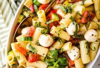 Vibrant Caprese Pasta