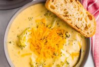 Quick Creamy Broccoli Cheese Soup