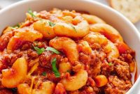 Hearty American Beef and Noodle Skillet