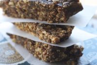 Homemade Date Nut Energy Bars