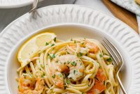 Zesty Garlic Shrimp Pasta