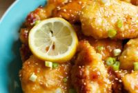 Zesty Lemon Glazed Asian Chicken