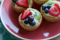 Fresh Fruit Cookie Tartlets