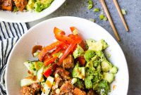 Crispy Salmon Power Bowls