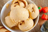 Spiced Pumpkin Swirl Ice Cream