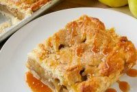 Sticky Caramel Apple Slab Delight