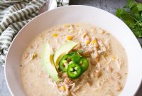 Creamy Crockpot White Chicken Chili
