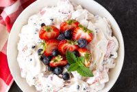 Creamy Berry Cheesecake Fluff