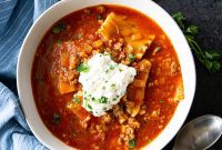 Crockpot Lasagna Comfort Soup