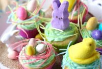 Blissful Vanilla Buttercream Spring Cupcakes