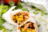 Smoky BBQ Chicken Burritos