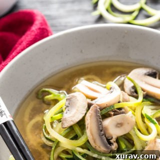 Ginger Miso Zoodle Bowl