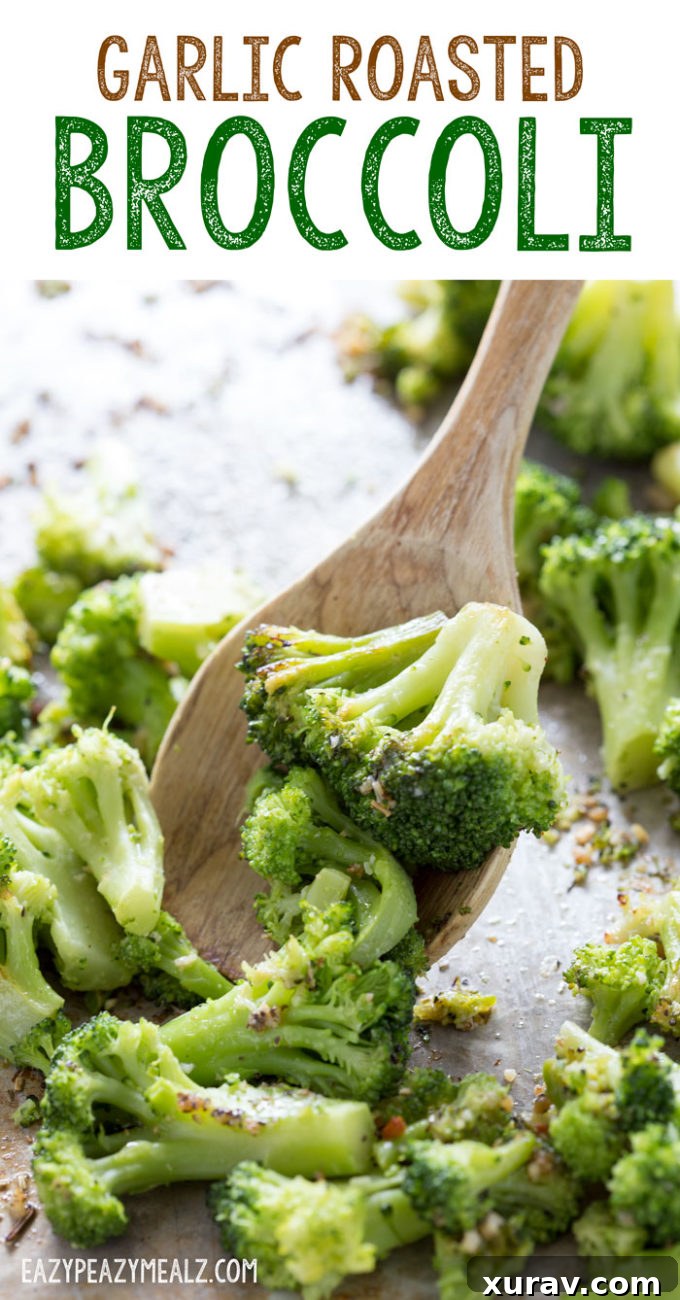 Garlic Roasted Broccoli is a healthy, delicious, and incredibly easy-to-make side dish that complements any meal.