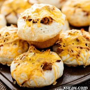 Cheesy BBQ Pork Cups