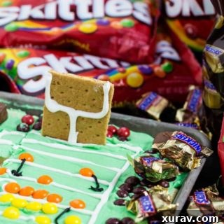 Football Stadium Sugar Cookie Bars