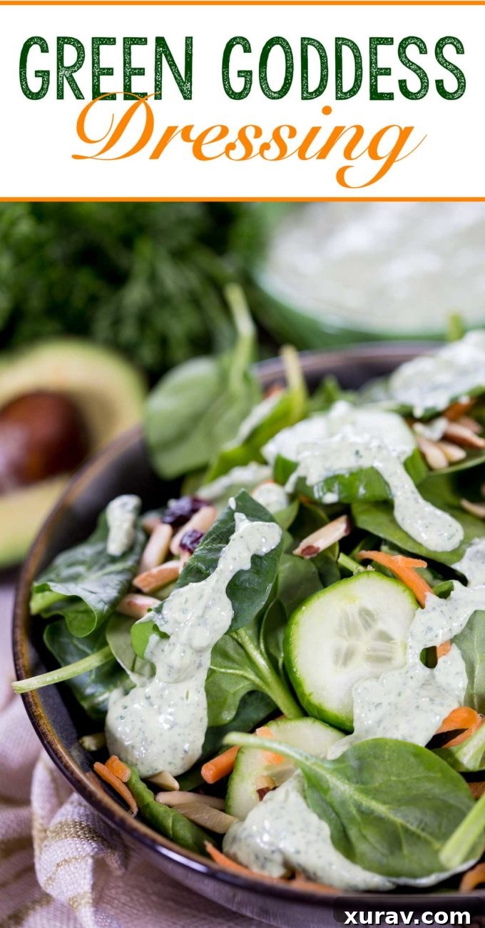 Green Goddess Dressing - Protein Packed Recipe