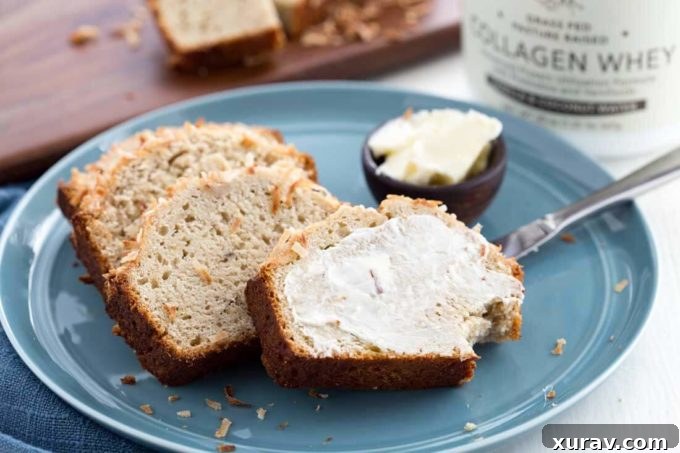 Coconut vanilla banana bread, easy banana bread, delicious and simple to make, moist quick bread