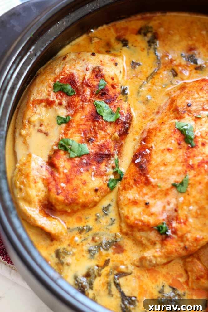 Cooked Lemon Butter Chicken ready to serve, showing juicy chicken in creamy sauce