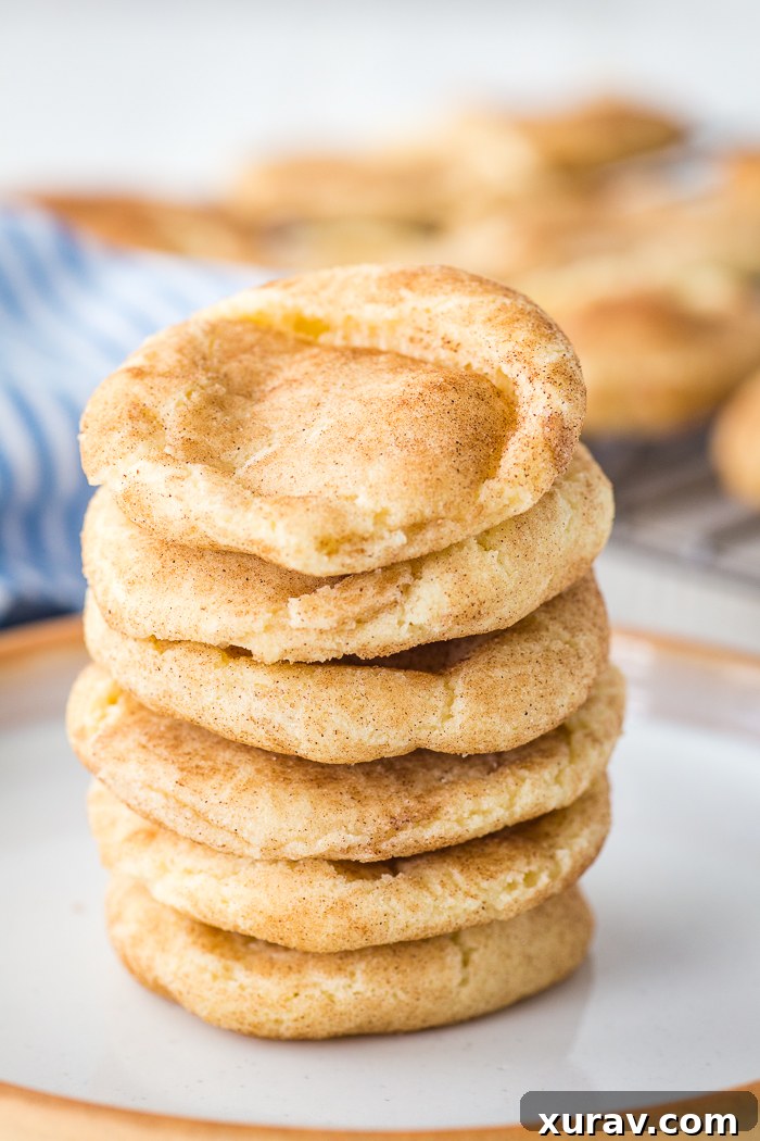 Golden Snickerdoodle Cookies on a cooling rack