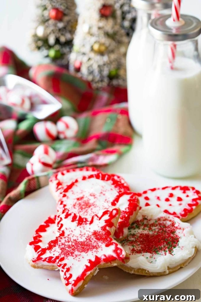 Crispy Sugar Cookie Recipe: Crispy edges, sugary flavor, and plenty of room for your favorite icing, make this sugar cookie classic one for your holiday arsenal!