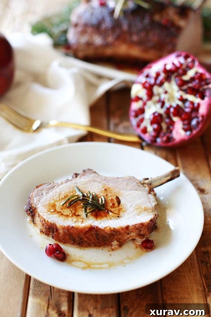 Roasting Pork Rack: A detailed guide to roasting a succulent pork rack, covering searing, basting, and temperature control for a flavorful and tender holiday roast. Master the techniques for an exceptional meal.