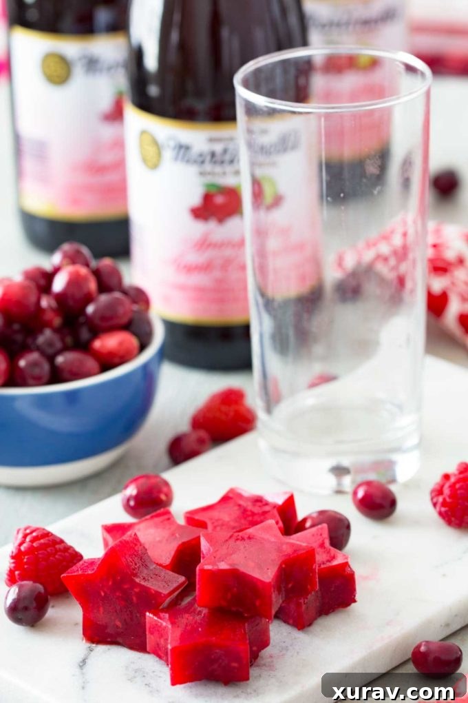 Flavored ice cubes keep drinks cold and serve as a beautiful garnish as well
