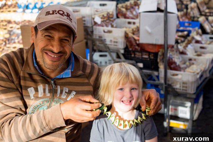 Rome with Kids Charming the vendors at Campo di fiori ROME