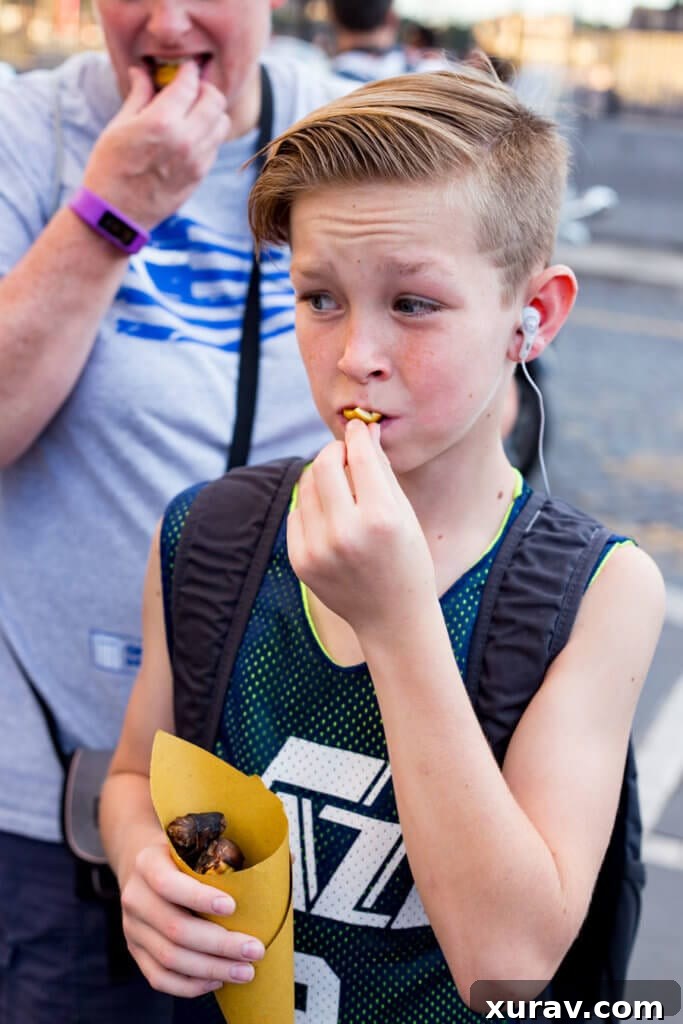 Eat roasted chestnuts in the streets of ROME