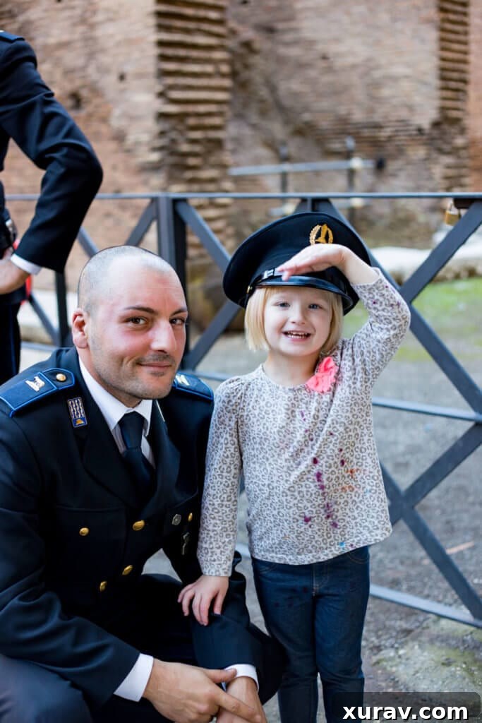Rome with Kids Rome Colosseum guards