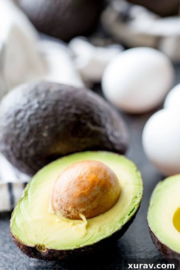 California avocados ready for cooking