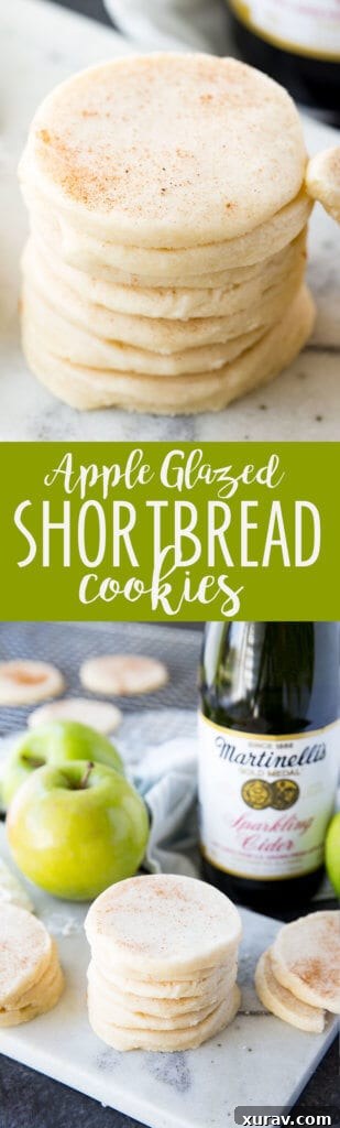 Martinelli's Apple Glazed Shortbread Cookies Martinelli's Apple Glazed Shortbread Cookies, a perfect dessert pin for Pinterest.