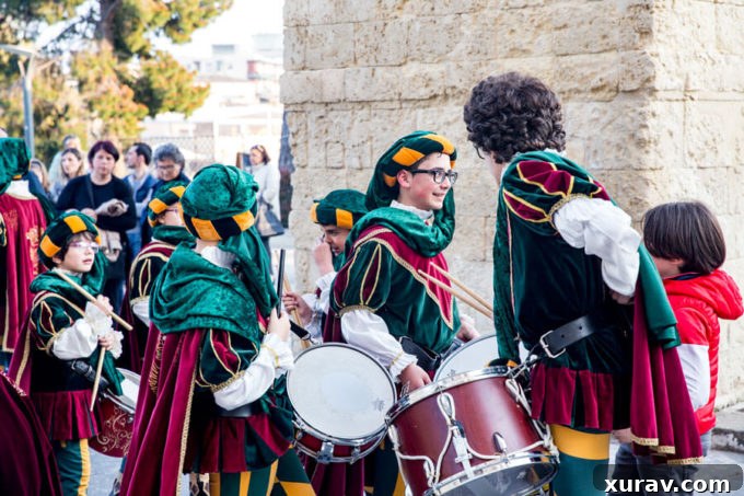 Noto Italy drummers