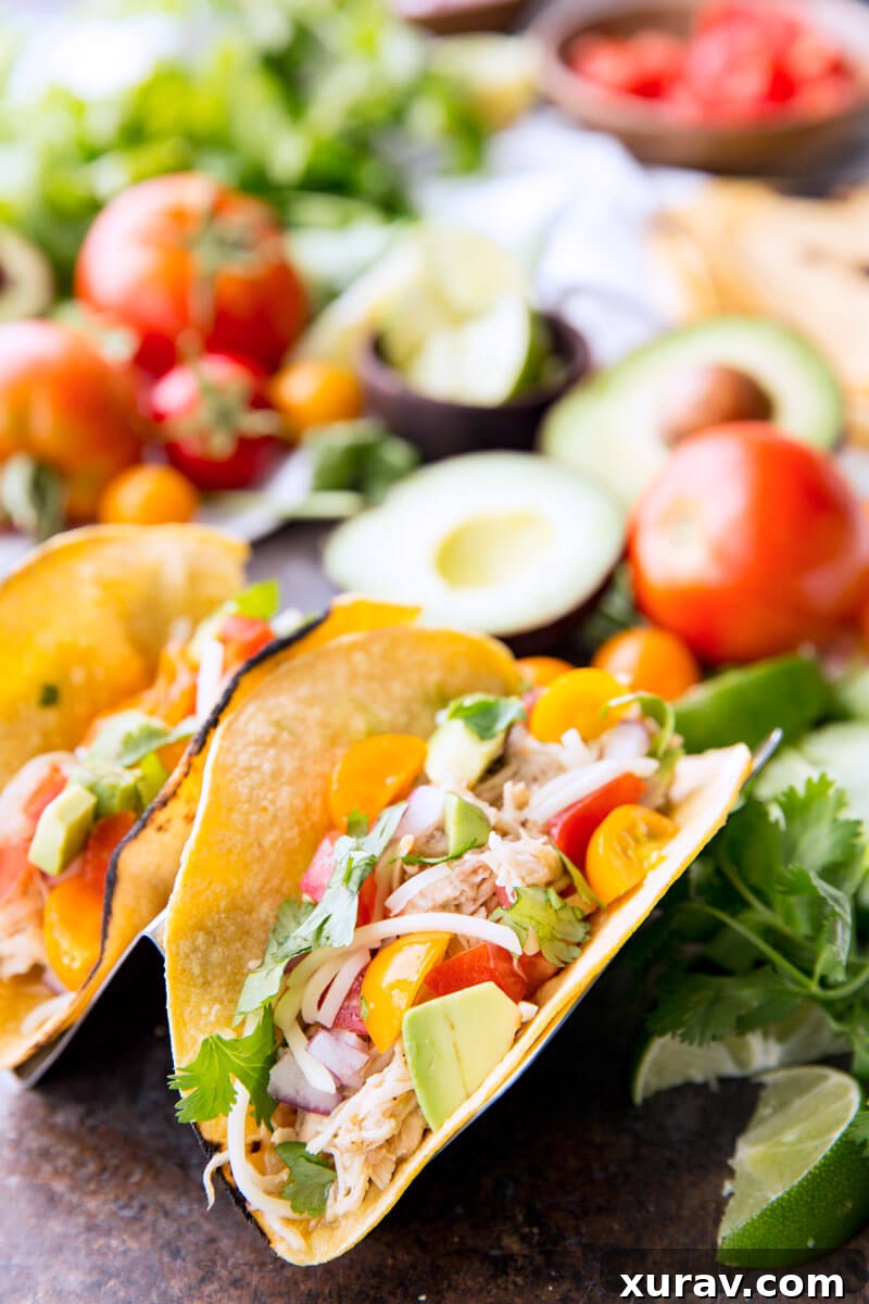 Flavorful slow cooker honey lime chicken, shredded for tacos and versatile for many meals.