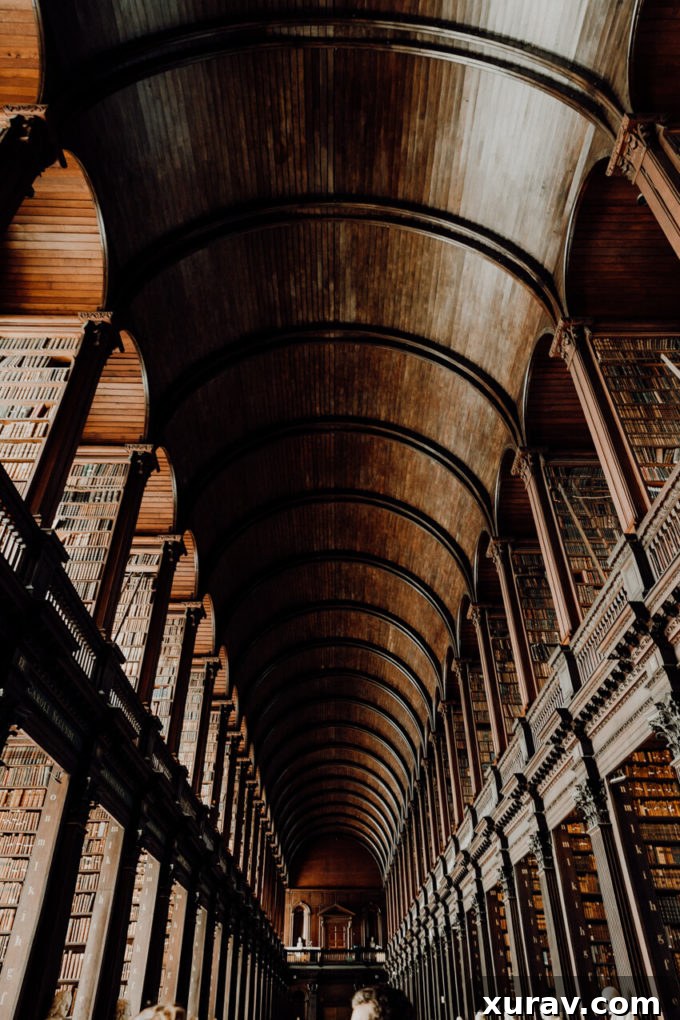Long Hall in Trinity college, Dublin